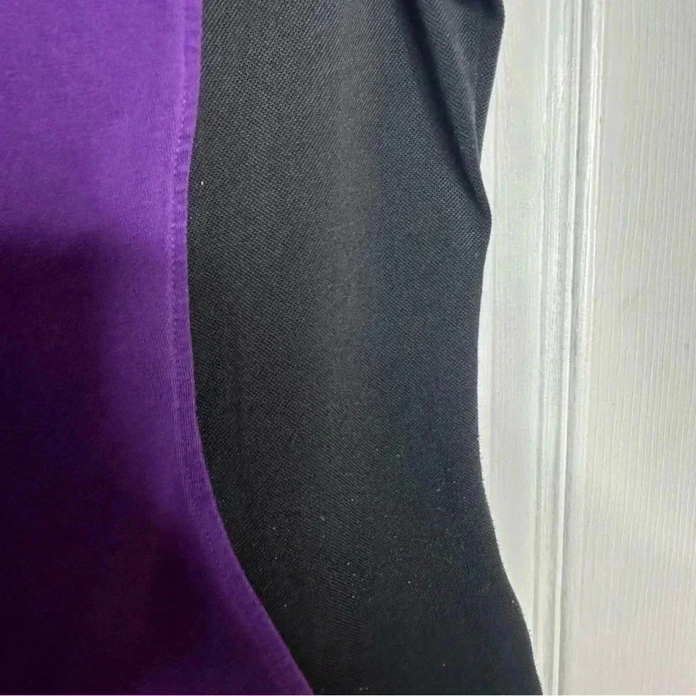 Smart Set Sweatshirt Zip Up Purple & Black  Size Small - Picture 5 of 16